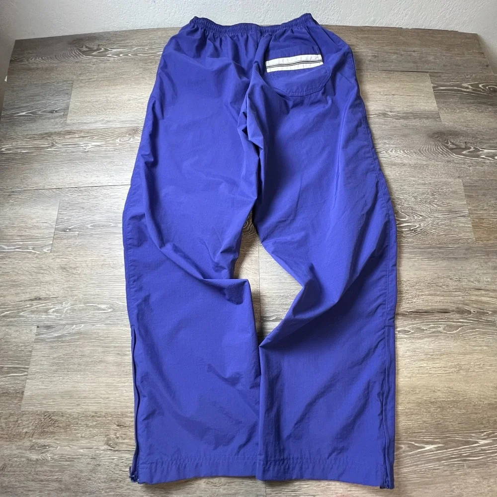 Nike Track Pants Youth L 12-14 Purple Nylon Ripstop Zipper Leg Athletic Pants